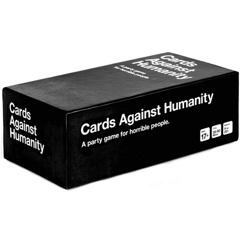 cards against humanity big metal box|Cards Against Humanity pack list.